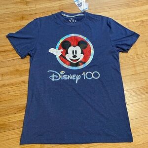 NWT Disney 100 Years of Wonder Women L Graphic T-Shirt Crewneck Short Sleeve